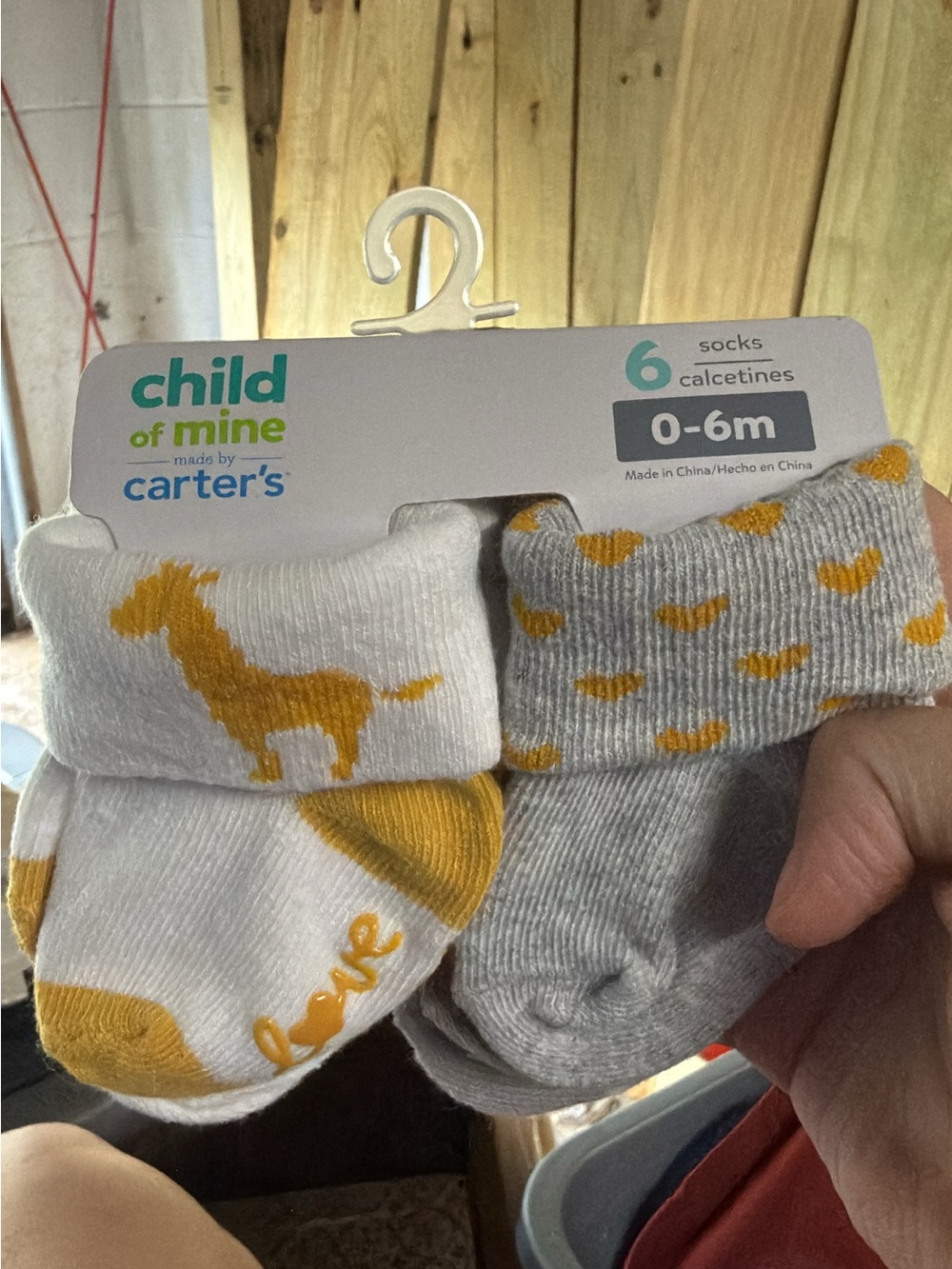 Carter's Baby Sock Set 6 socks.